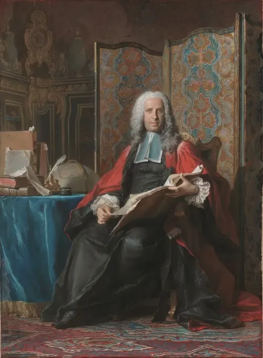 Framed Print : Portrait of Gabriel Bernard de Rieux, 1739-1741. Creator: Maurice-Quentin de La Tour Framed Print : Portrait of Gabriel Bernard de Rieux, 1739-1741. Creator: Maurice-Quentin de La Tour
