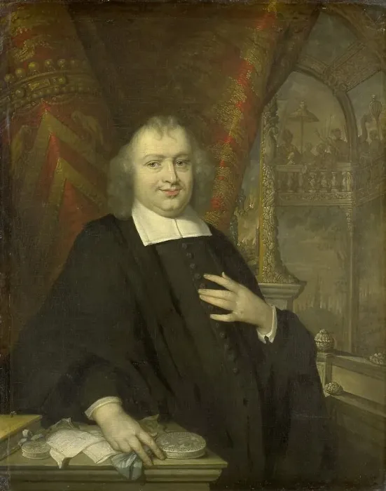 Framed Print : Portrait of Gaspar Fagel, Grand Pensionary of Holland after 1672, 1672-1700. Creator: Johannes Vollevens (I) (copy after) Framed Print : Portrait of Gaspar Fagel, Grand Pensionary of Holland after 1672, 1672-1700. Creator: Johannes Vollevens (I) (copy after)