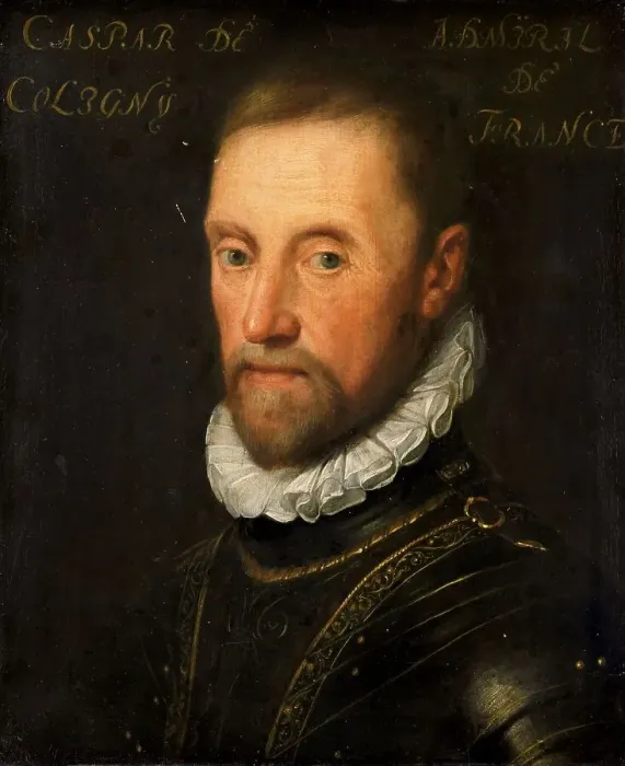 Framed Print : Portrait of Gaspard de Coligny (1517-72), c.1609-c.1633. Creator: Workshop of Jan Antonisz van Ravesteyn Framed Print : Portrait of Gaspard de Coligny (1517-72), c.1609-c.1633. Creator: Workshop of Jan Antonisz van Ravesteyn