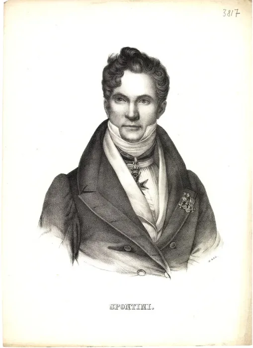 Framed Print : Portrait of Gaspare Spontini (1774-1851), 1810s Framed Print : Portrait of Gaspare Spontini (1774-1851), 1810s