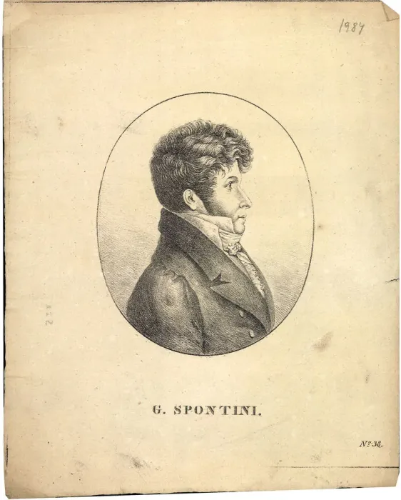 Framed Print : Portrait of Gaspare Spontini (1774-1851), ca 1820 Framed Print : Portrait of Gaspare Spontini (1774-1851), ca 1820