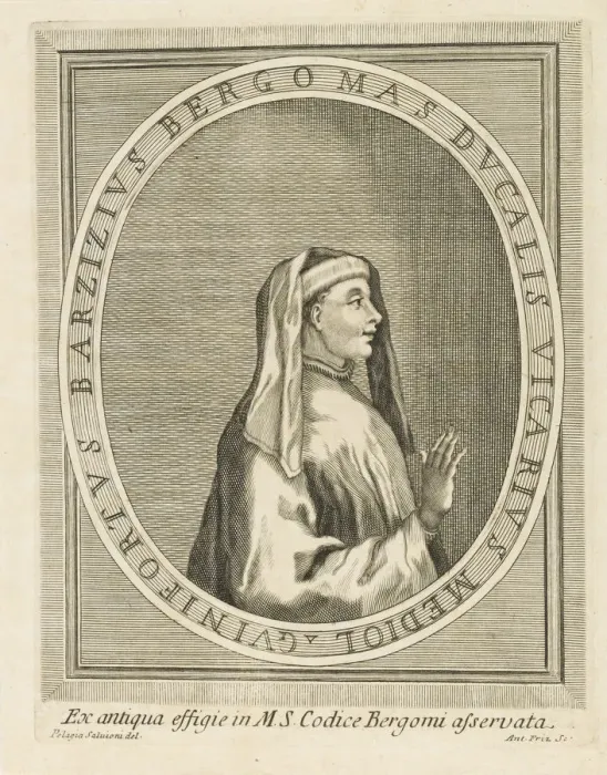 Framed Print : Portrait of Gasparinus de Bergamo, 1716-1717. Creator: Anonymous Framed Print : Portrait of Gasparinus de Bergamo, 1716-1717. Creator: Anonymous
