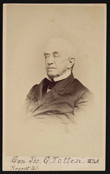 Portrait of Gen. Joseph Gilbert Totten (1788-1864), Before 1864