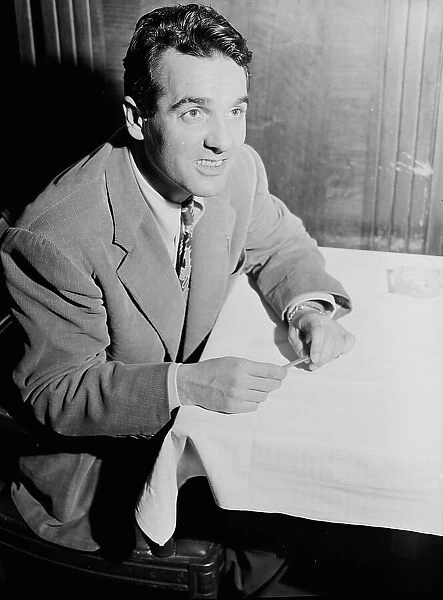 Portrait of Gene Krupa, 400 Restaurant, New York, N.Y. ca. June 1946. Creator: William Paul Gottlieb