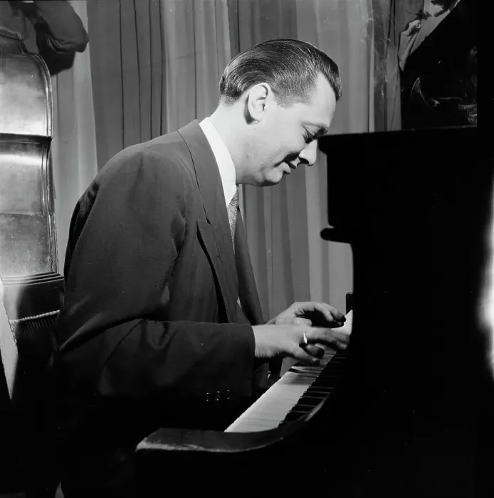Framed Print : Portrait of Gene Schroeder, Eddie Condon's, New York, N.Y. 1946. Creator: William Paul Gottlieb Framed Print : Portrait of Gene Schroeder, Eddie Condon's, New York, N.Y. 1946. Creator: William Paul Gottlieb