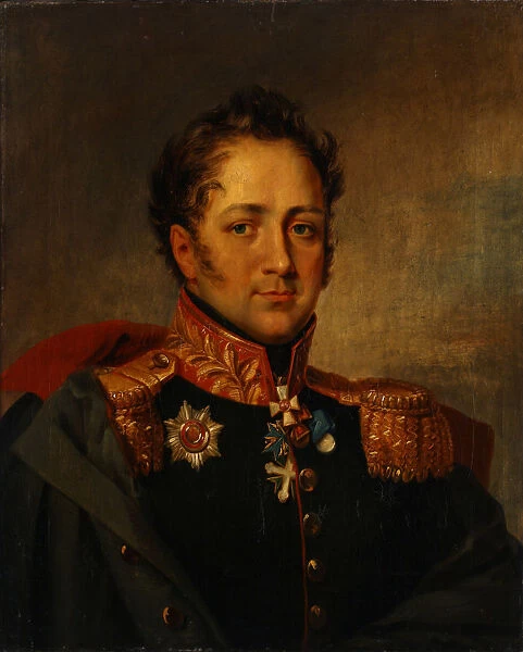 Portrait of General Alexander Alexandrovich Pisarev (1780-1848), First quarter of 19th cen Artist: Anonymous