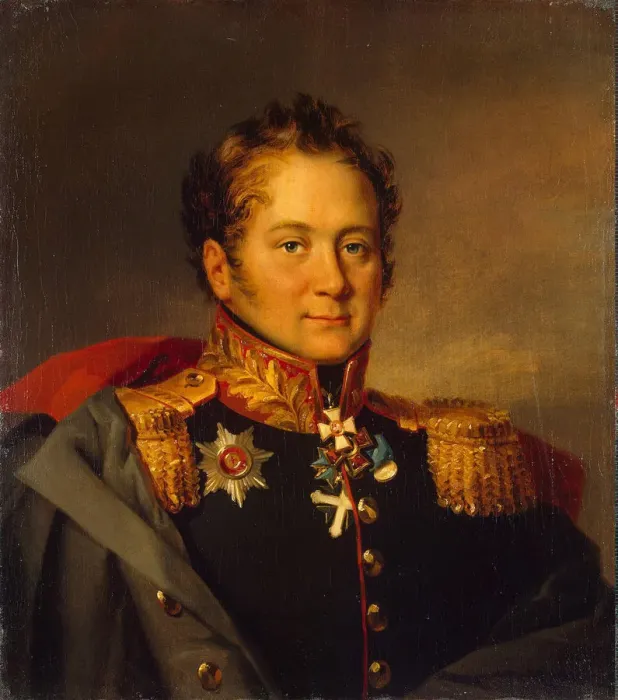 Framed Print : Portrait of General Alexander Alexandrovich Pisarev (1780-1848), before 1825. Artist: Dawe, George (1781-1829) Framed Print : Portrait of General Alexander Alexandrovich Pisarev (1780-1848), before 1825. Artist: Dawe, George (1781-1829)