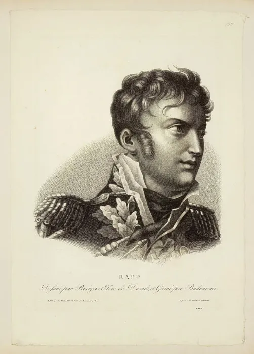 Framed Print : Portrait of General Count Jean Rapp (1772-1821). Creator: Badoureau, Jean-François (ca 1789-1822) Framed Print : Portrait of General Count Jean Rapp (1772-1821). Creator: Badoureau, Jean-François (ca 1789-1822)