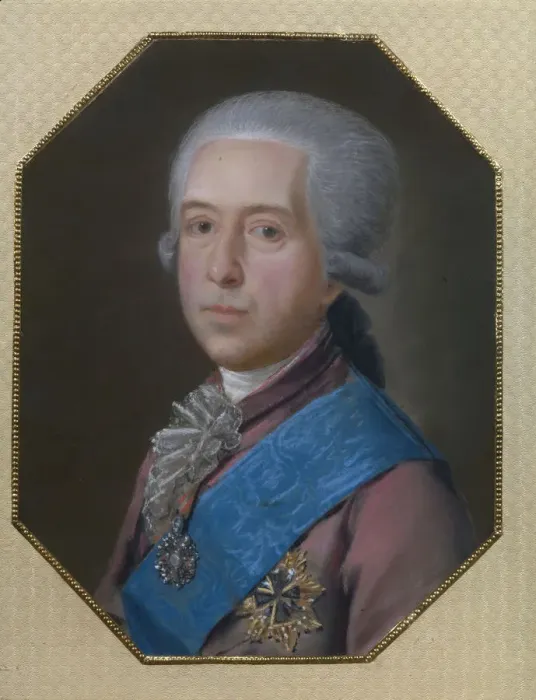 Framed Print : Portrait of General Count Mikhail Mikhaylovich Golitsyn (1731-1806), 1786. Artist: Bardou, Johann (active 1775-1788) Framed Print : Portrait of General Count Mikhail Mikhaylovich Golitsyn (1731-1806), 1786. Artist: Bardou, Johann (active 1775-1788)