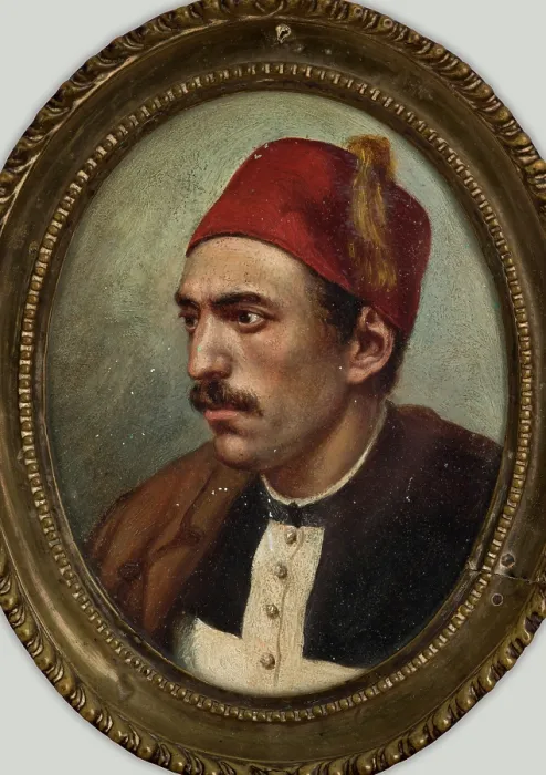 Framed Print : Portrait of General Francois de Rochebrune, 1864. Creator: Antoni Kozakiewicz