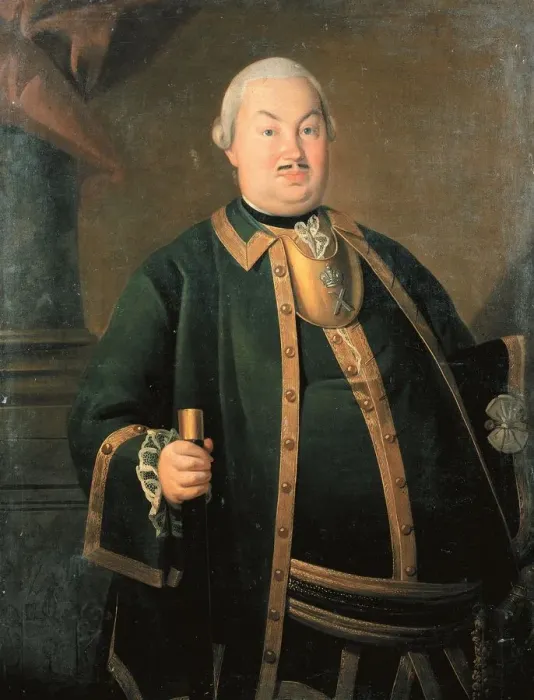 Framed Print : Portrait of the General Fyodor Berchman, 1762. Artist: Christineck, Carl Ludwig Johann (1732 / 3-1792 / 4) Framed Print : Portrait of the General Fyodor Berchman, 1762. Artist: Christineck, Carl Ludwig Johann (1732 / 3-1792 / 4)