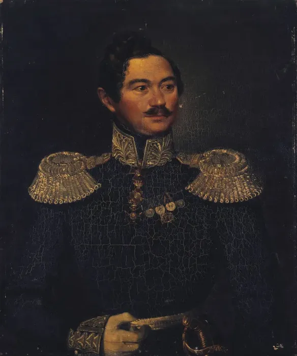 Framed Print : Portrait of general Ivan Alexeyevich Orlov (1795-1874), 1835. Artist: Orlov, Pimen Nikitich (1812-1863) Framed Print : Portrait of general Ivan Alexeyevich Orlov (1795-1874), 1835. Artist: Orlov, Pimen Nikitich (1812-1863)
