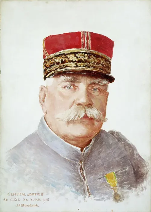 Framed Print : Portrait of General Joseph Joffre (1852-1931), 1915. Creator: Unknown Framed Print : Portrait of General Joseph Joffre (1852-1931), 1915. Creator: Unknown