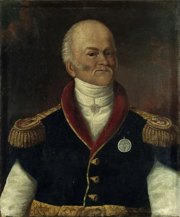 Framed Print : Portrait of General Ksawery Franciszek Krasicki (1774?1844), 1830-1840s. Artist: Anonymous