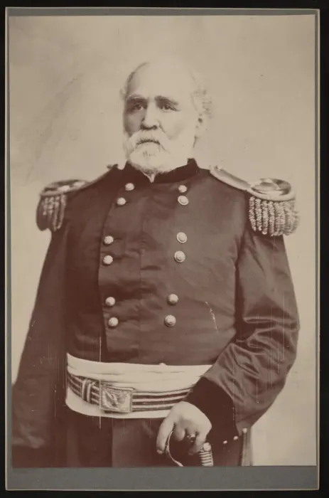 Framed Print : Portrait of General Montgomery C. Meigs (1816-1892), Before 1892. Creator: Unknown Framed Print : Portrait of General Montgomery C. Meigs (1816-1892), Before 1892. Creator: Unknown