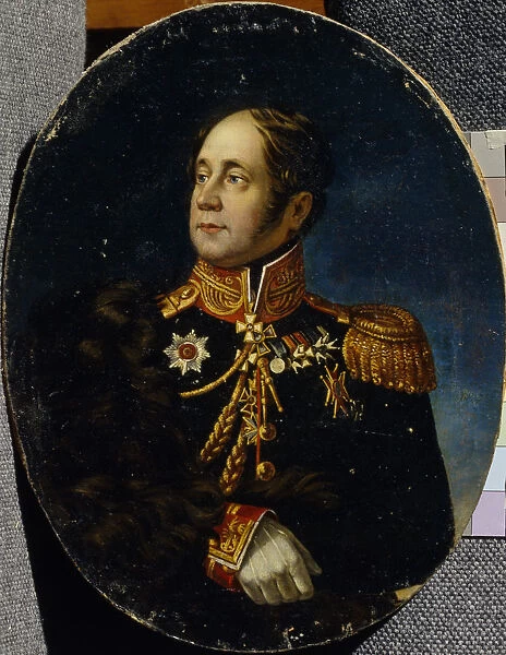 Portrait of General Nikolai Martemyanovich Sipyagin (1785-1828). Artist: Anonymous