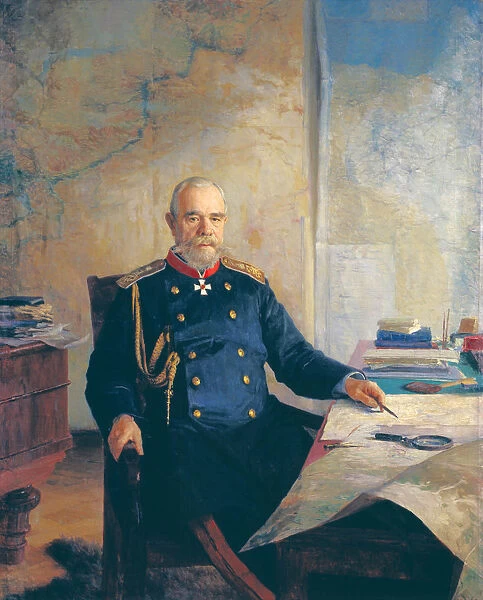 Portrait of General Nikolai Nikolayevich Obruchev (1830-1904), 1898