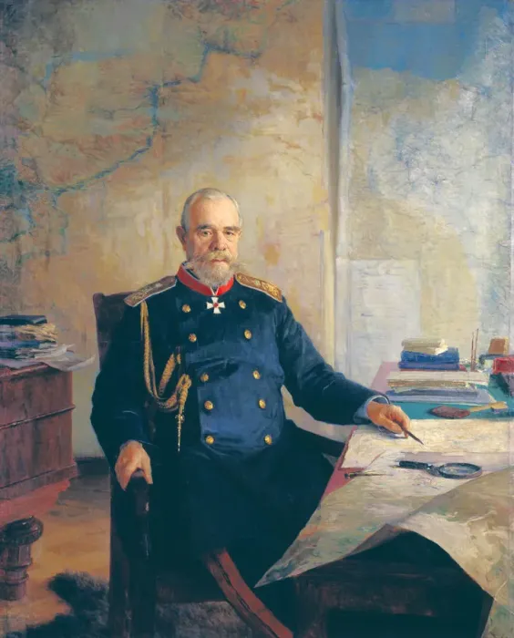 Framed Print : Portrait of General Nikolai Nikolayevich Obruchev (1830-1904), 1898 Framed Print : Portrait of General Nikolai Nikolayevich Obruchev (1830-1904), 1898