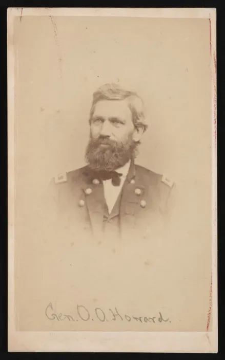 Framed Print : Portrait of General Oliver Otis Howard (1830-1909), 1860s. Creator: John Goldin Framed Print : Portrait of General Oliver Otis Howard (1830-1909), 1860s. Creator: John Goldin