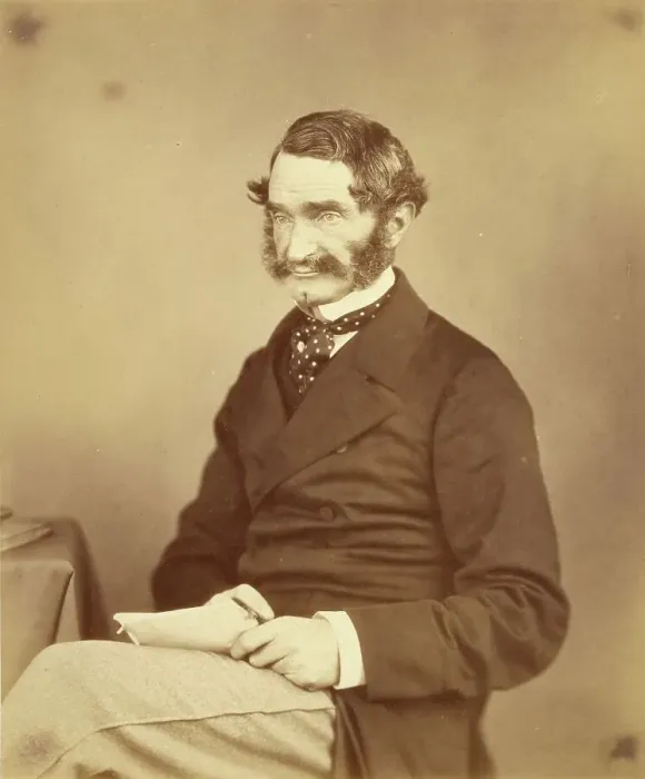 Framed Print : Portrait of General Sir Hope Grant, 1860. Creator: Felice Beato