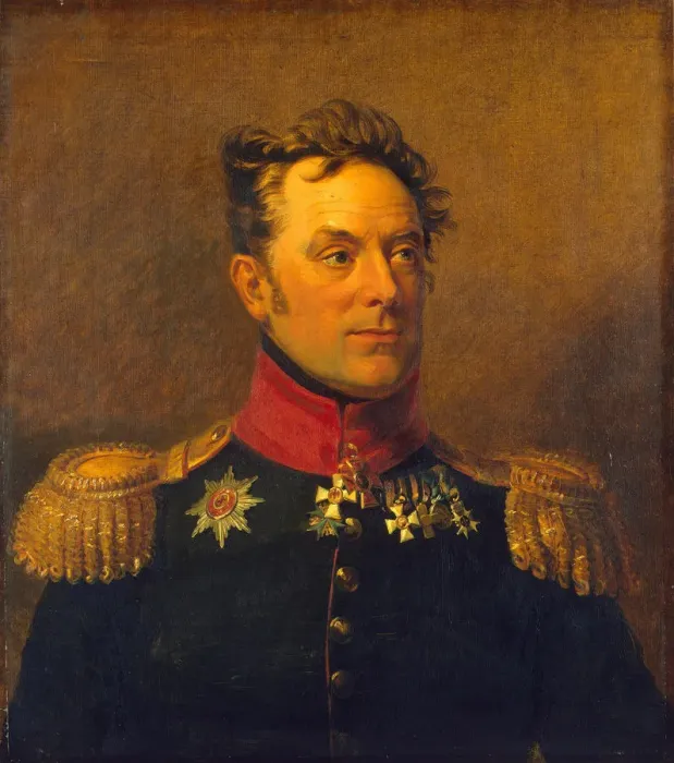 Framed Print : Portrait of General Yermolay Fyodorovich Kern (1765-1841), before 1825 Framed Print : Portrait of General Yermolay Fyodorovich Kern (1765-1841), before 1825