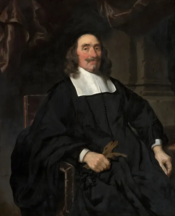 Framed Print : Portrait of a Gentleman, about 1671. Creator: Nicolaes Maes Framed Print : Portrait of a Gentleman, about 1671. Creator: Nicolaes Maes
