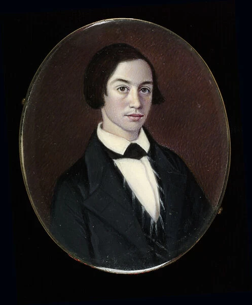 Portrait of a Gentleman, 1847. Creator: Moses B Russell