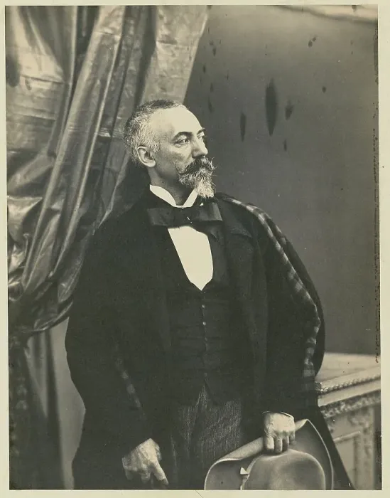 Framed Print : Portrait of a Gentleman, about 1850-1855. Creators: Achille Deveria, Theodule Deveria Framed Print : Portrait of a Gentleman, about 1850-1855. Creators: Achille Deveria, Theodule Deveria