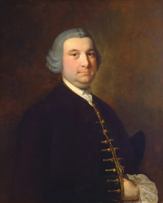 Framed Print : Portrait of a Gentleman, c. 1760. Creator: Joseph Wright of Derby Framed Print : Portrait of a Gentleman, c. 1760. Creator: Joseph Wright of Derby