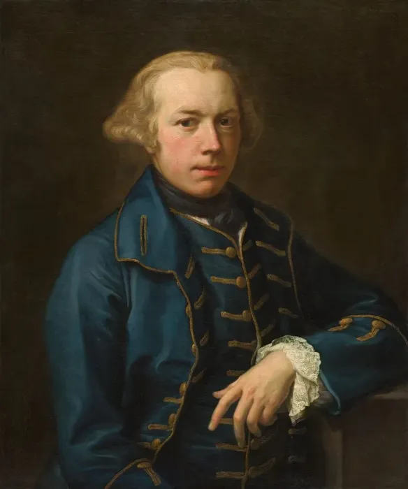 Framed Print : Portrait of a Gentleman, c. 1762. Creator: Pompeo Batoni