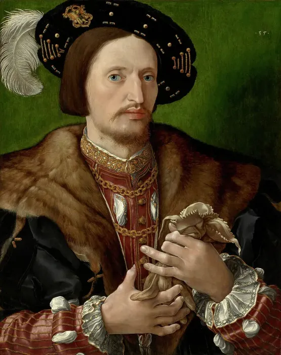 Framed Print : Portrait Of A Gentleman, c1530. Creator: Jan Gossaert Framed Print : Portrait Of A Gentleman, c1530. Creator: Jan Gossaert