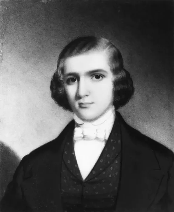 Framed Print : Portrait of a Gentleman, ca. 1845. Creator: John Henry Brown Framed Print : Portrait of a Gentleman, ca. 1845. Creator: John Henry Brown