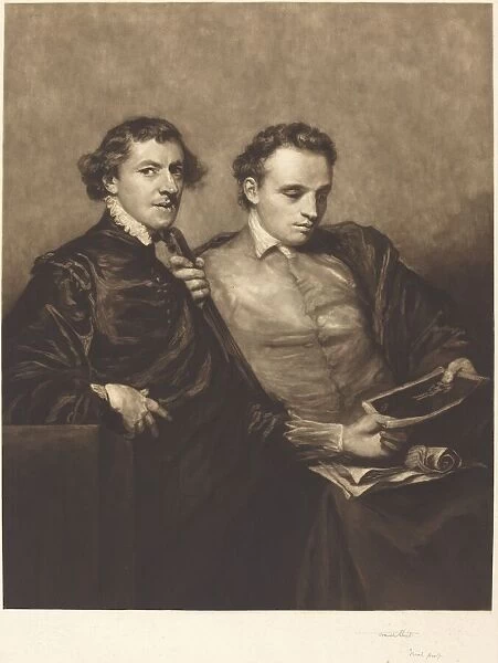 Portrait of Two Gentlemen, 1905. Creator: Frank Short