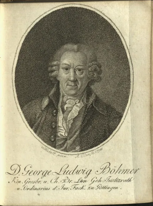 Framed Print : Portrait of Georg Ludwig Bohmer (1715-1797), 1794 Framed Print : Portrait of Georg Ludwig Bohmer (1715-1797), 1794