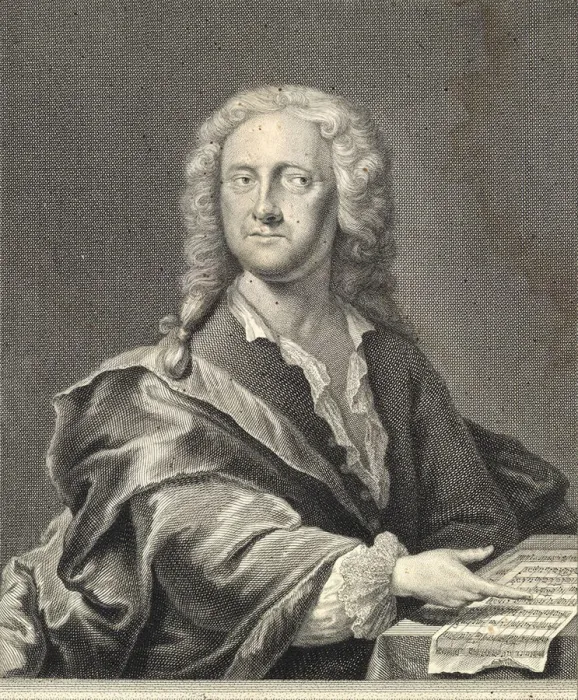 Framed Print : Portrait of Georg Philipp Telemann (1681-1767), 1730 Framed Print : Portrait of Georg Philipp Telemann (1681-1767), 1730