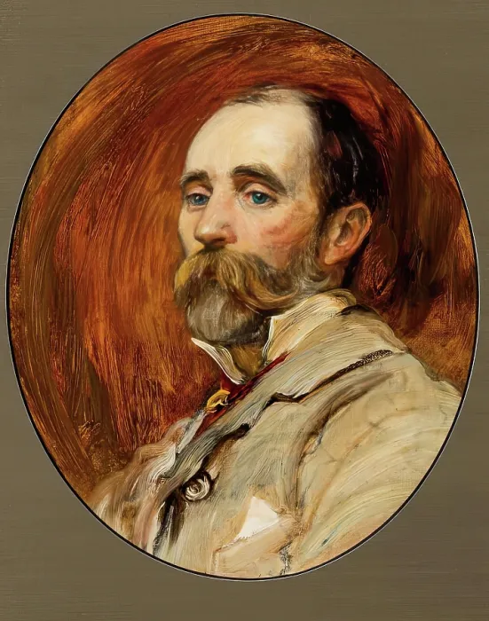 Framed Print : Portrait of George A. Lawson, 1882. Creator: Thomas Alexander Ferguson Graham Framed Print : Portrait of George A. Lawson, 1882. Creator: Thomas Alexander Ferguson Graham