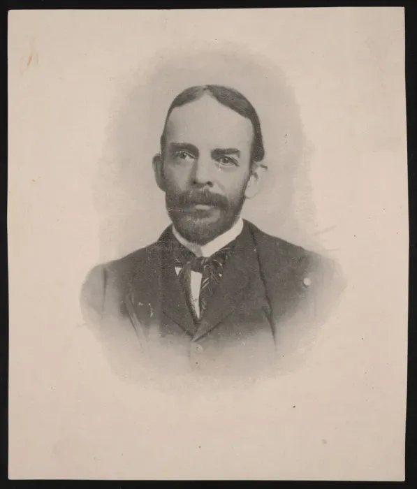 Framed Print : Portrait of George Brown Goode (1851-1896), Before 1896 Framed Print : Portrait of George Brown Goode (1851-1896), Before 1896