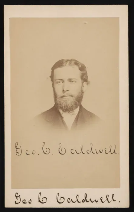 Framed Print : Portrait of George Chapman Caldwell (1834-1907), Circa 1870s. Creator: Purdy & Frear Framed Print : Portrait of George Chapman Caldwell (1834-1907), Circa 1870s. Creator: Purdy & Frear