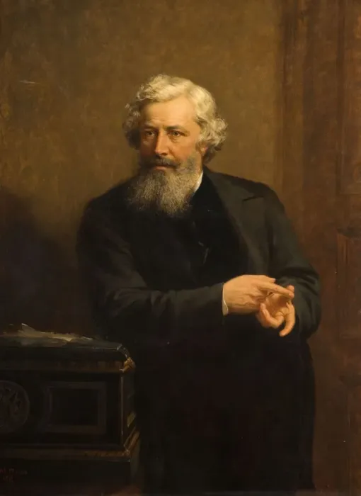 Framed Print : Portrait of George Dawson, 1877. Creator: Henry Turner Munns Framed Print : Portrait of George Dawson, 1877. Creator: Henry Turner Munns