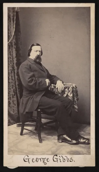 Framed Print : Portrait of George Gibbs (1815-1873), Before 1873. Creator: Unknown Framed Print : Portrait of George Gibbs (1815-1873), Before 1873. Creator: Unknown