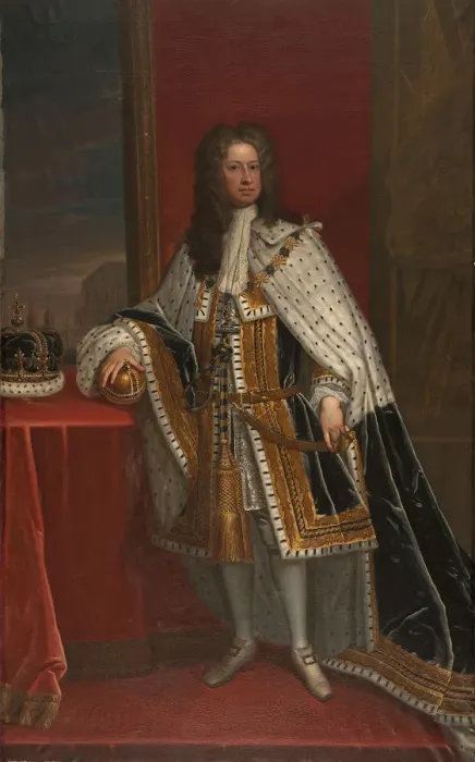 Framed Print : Portrait of George I of Great Britain Framed Print : Portrait of George I of Great Britain