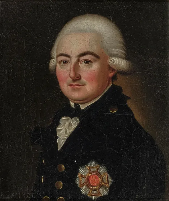 Framed Print : Portrait of George I, Prince of Waldeck and Pyrmont (1747-1813), 1824. Creator: Maul, Friedrich Wilhelm (1780-1852)