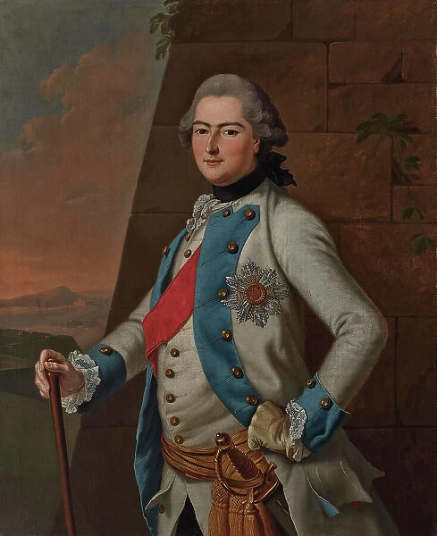 Portrait of George I, Prince of Waldeck and Pyrmont (1747-1813). Creator: Tischbein, Johann Heinrich, the Elder (1722-1789)