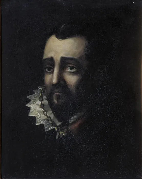 Framed Print : Portrait of George Learmonth (c. 1596-1634). Artist: Lermontov, Mikhail Yuryevich (1814-1841) Framed Print : Portrait of George Learmonth (c. 1596-1634). Artist: Lermontov, Mikhail Yuryevich (1814-1841)
