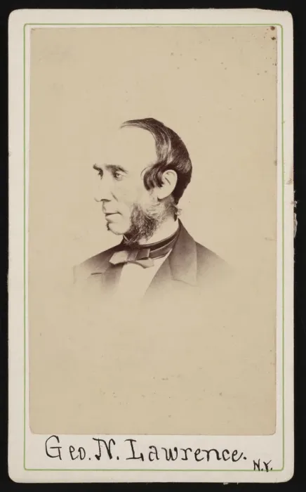 Framed Print : Portrait of George Newbold Lawrence (1806-1895), June 1865. Creator: Rockwood & Co Framed Print : Portrait of George Newbold Lawrence (1806-1895), June 1865. Creator: Rockwood & Co