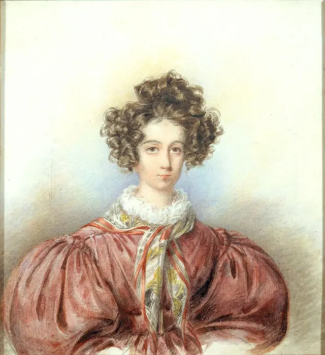 Framed Print : Portrait of George Sand, 1830. Creator: Blaize, Candide (1795-1855) Framed Print : Portrait of George Sand, 1830. Creator: Blaize, Candide (1795-1855)