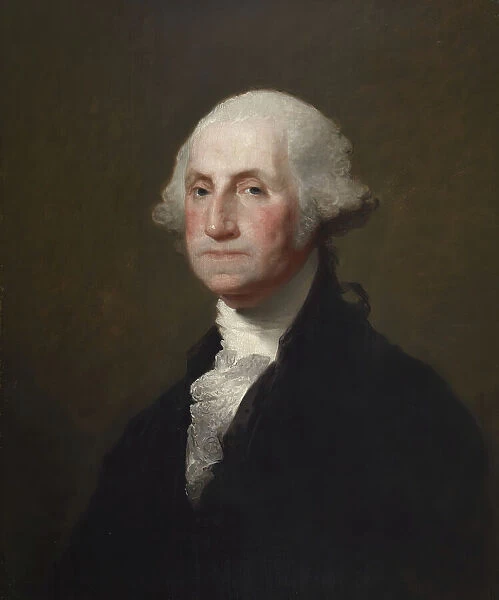 Portrait of George Washington, 1825. Creator: Gilbert Stuart