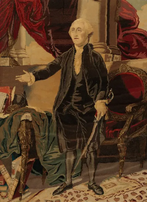 Framed Print : Portrait of George Washington, England, c. 1860. Creators: George Washington Framed Print : Portrait of George Washington, England, c. 1860. Creators: George Washington