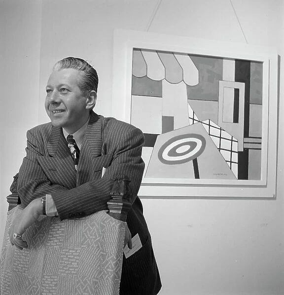 Portrait of George Wettling, New York, N.Y. 1946. Creator: William Paul Gottlieb