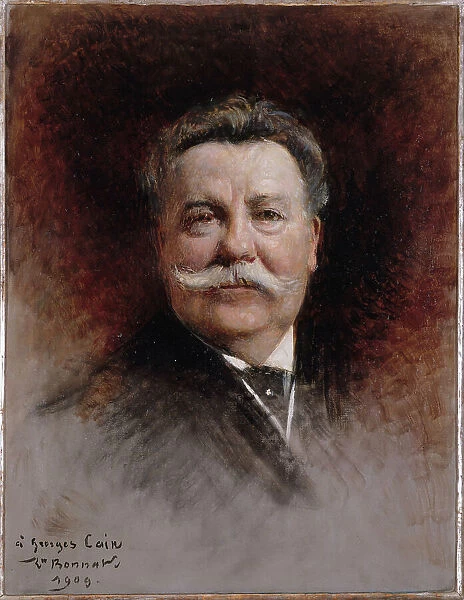 Portrait of Georges Cain (1853-1919), painter and writer, 1909. Creator: Unknown